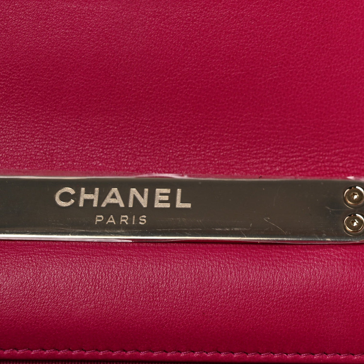 Lambskin Quilted Top Handle Wallet On Chain WOC Pink wholesalehk.shop