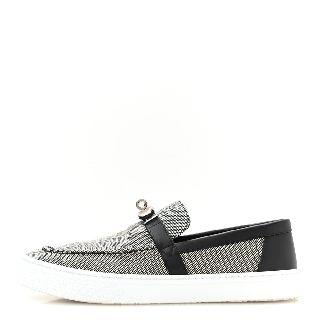 Toile De Coton Calfskin Game Slip On Sneakers 42.5 Prunoir Black wholesalehk.shop