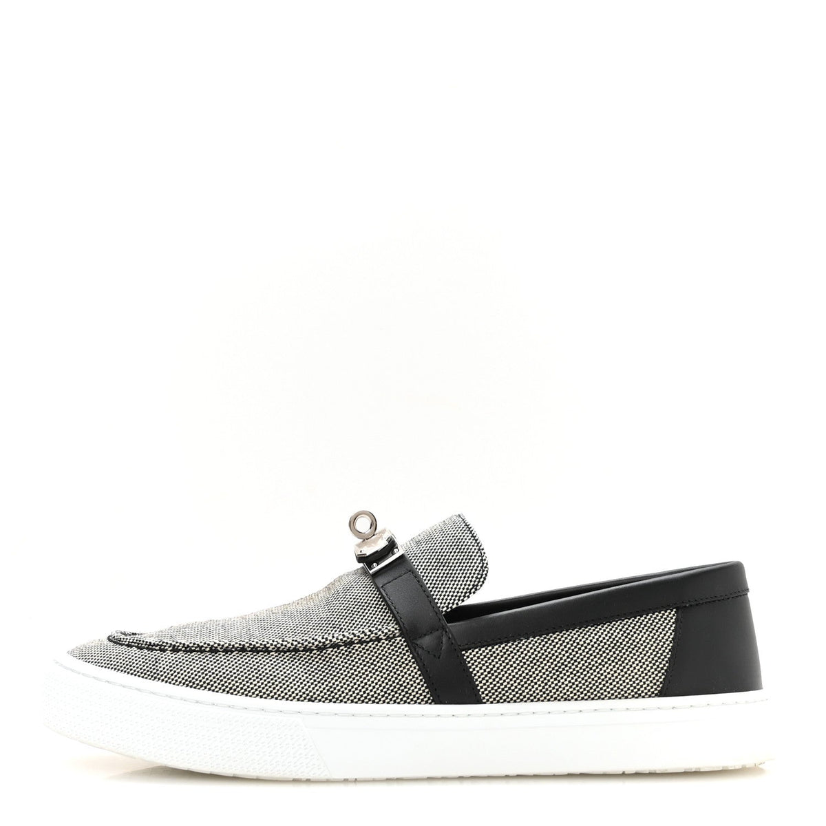 Toile De Coton Calfskin Game Slip On Sneakers 42.5 Prunoir Black wholesalehk.shop