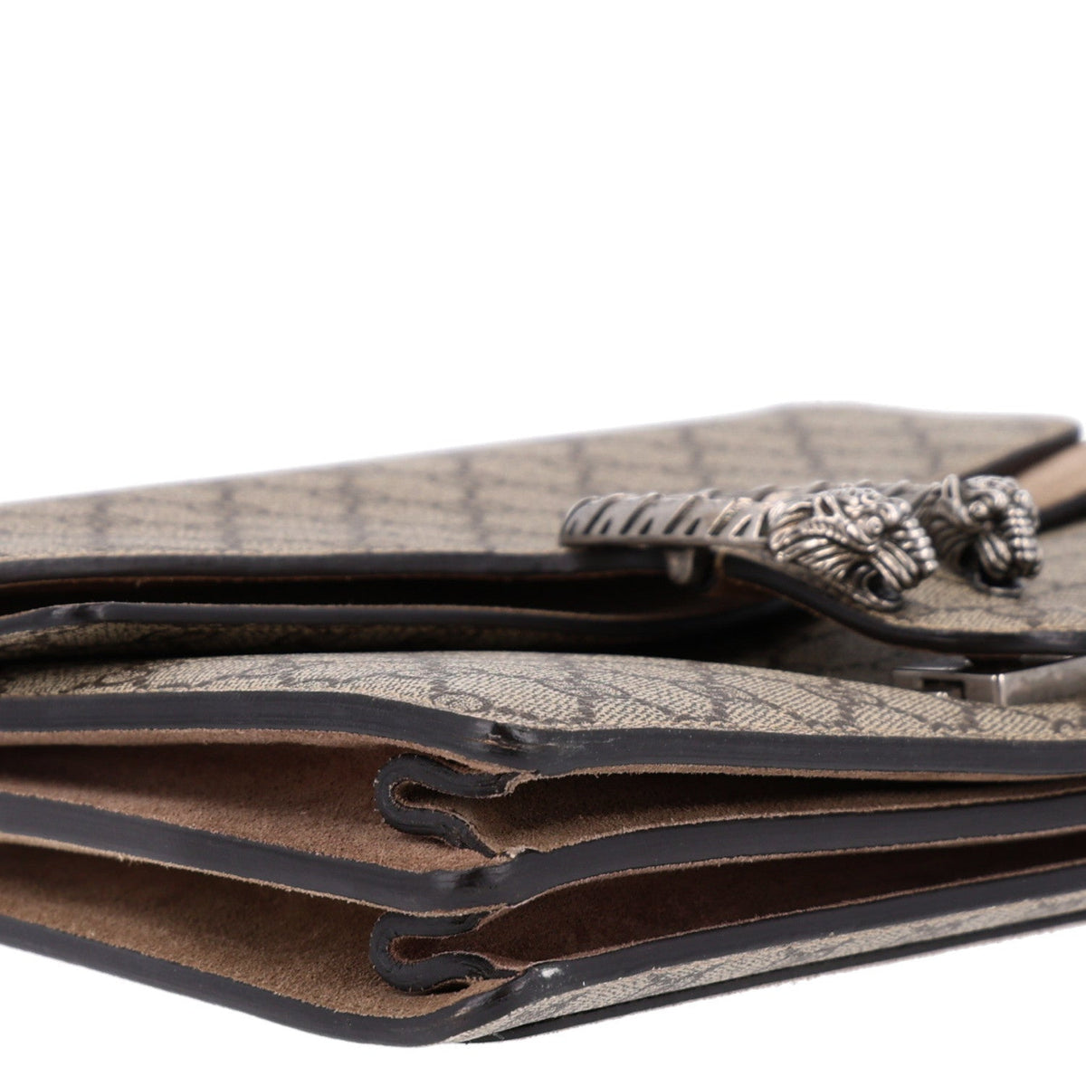 GG Supreme Monogram Medium Dionysus Shoulder Bag Taupe wholesalehk.shop