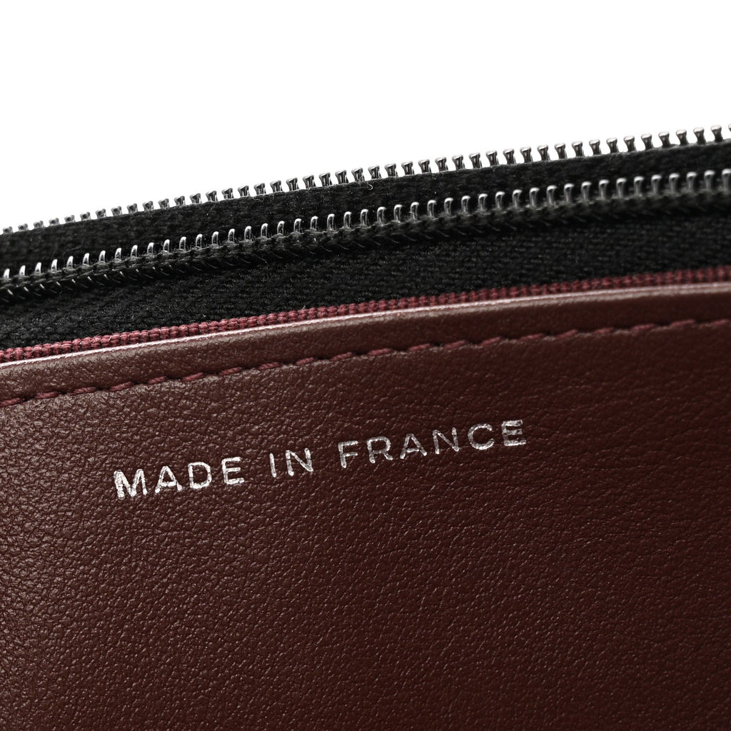 Caviar Quilted Wallet on Chain WOC Black wholesalehk.shop