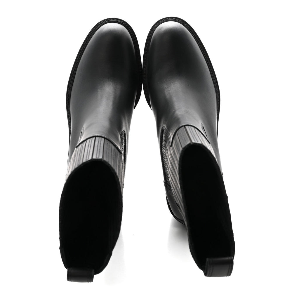Calfskin Donia 70 Ankle Boots 36 Black wholesalehk.shop