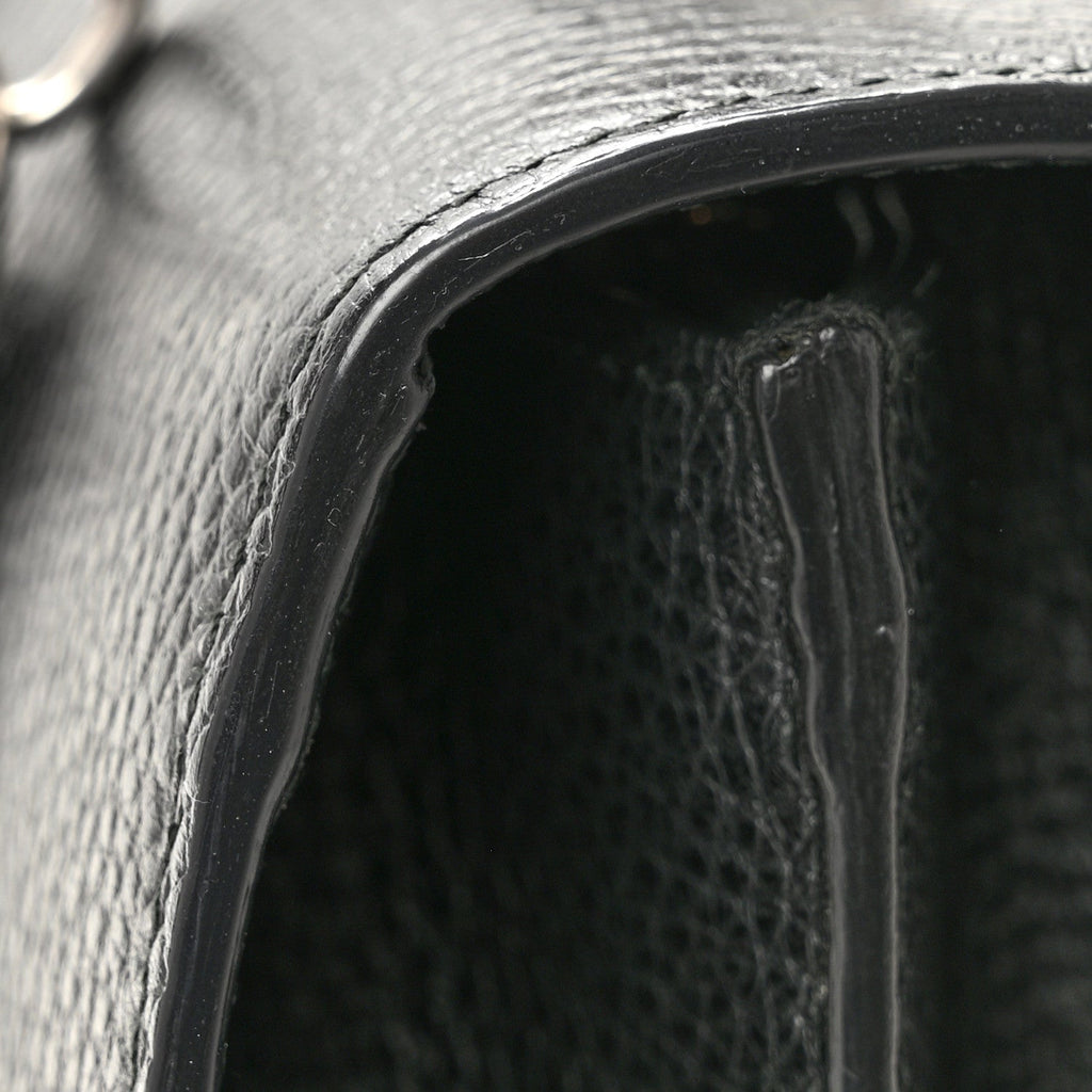 Dollar Calfskin Crystal Web Medium Dionysus Bamboo Top Handle Bag Black Black Diamond wholesalehk.shop