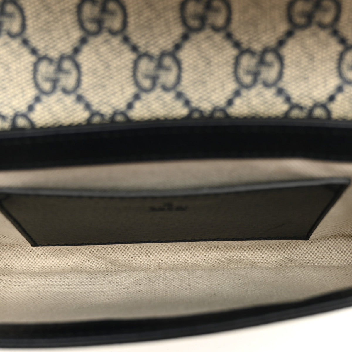 GG Supreme Monogram Textured Dollar Calfskin Web Mini Ophidia Envelope Shoulder Bag Beige Blue wholesalehk.shop