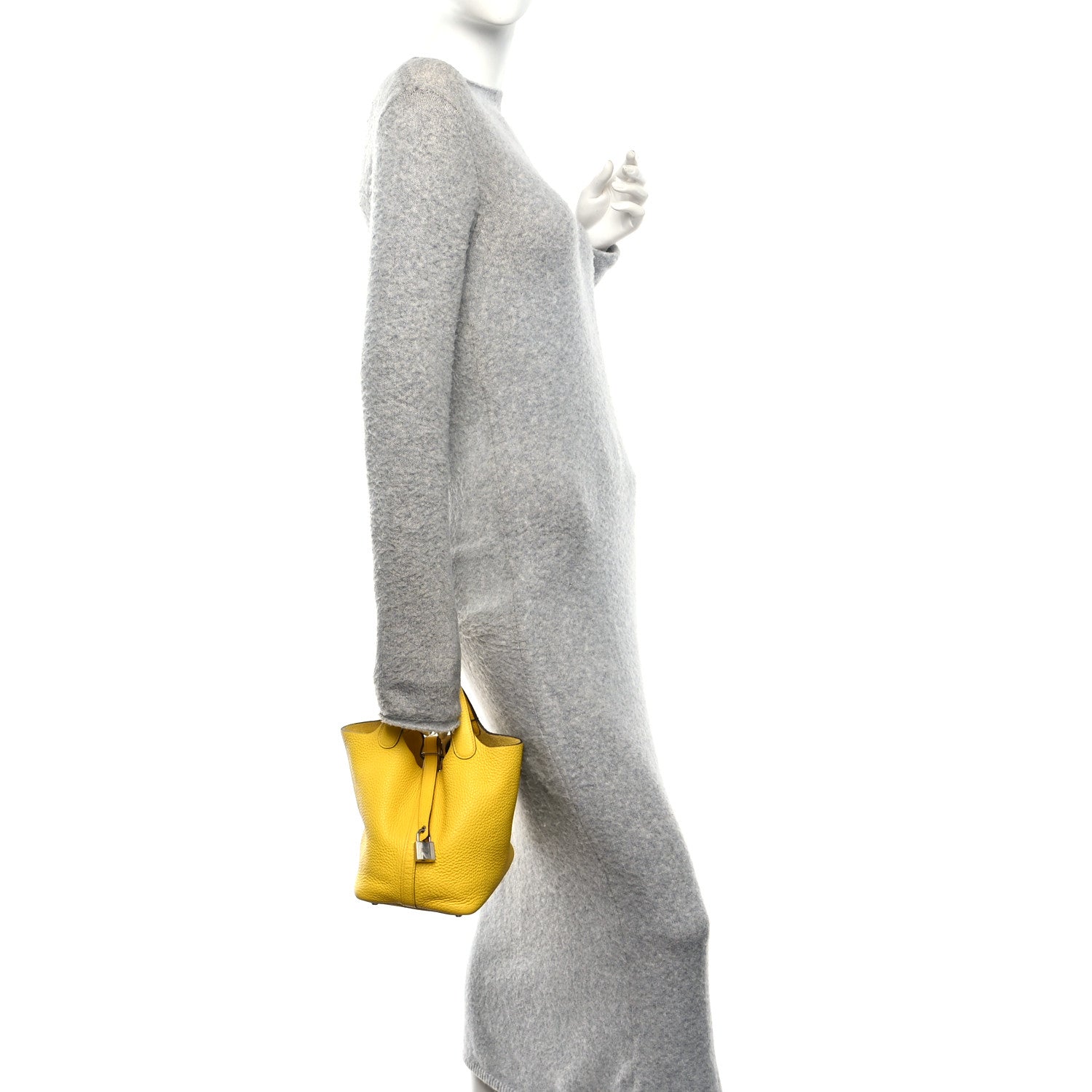 Taurillon Clemence Picotin Lock 18 PM Lime £¨ Direct shipment via from wholesalehk.shop