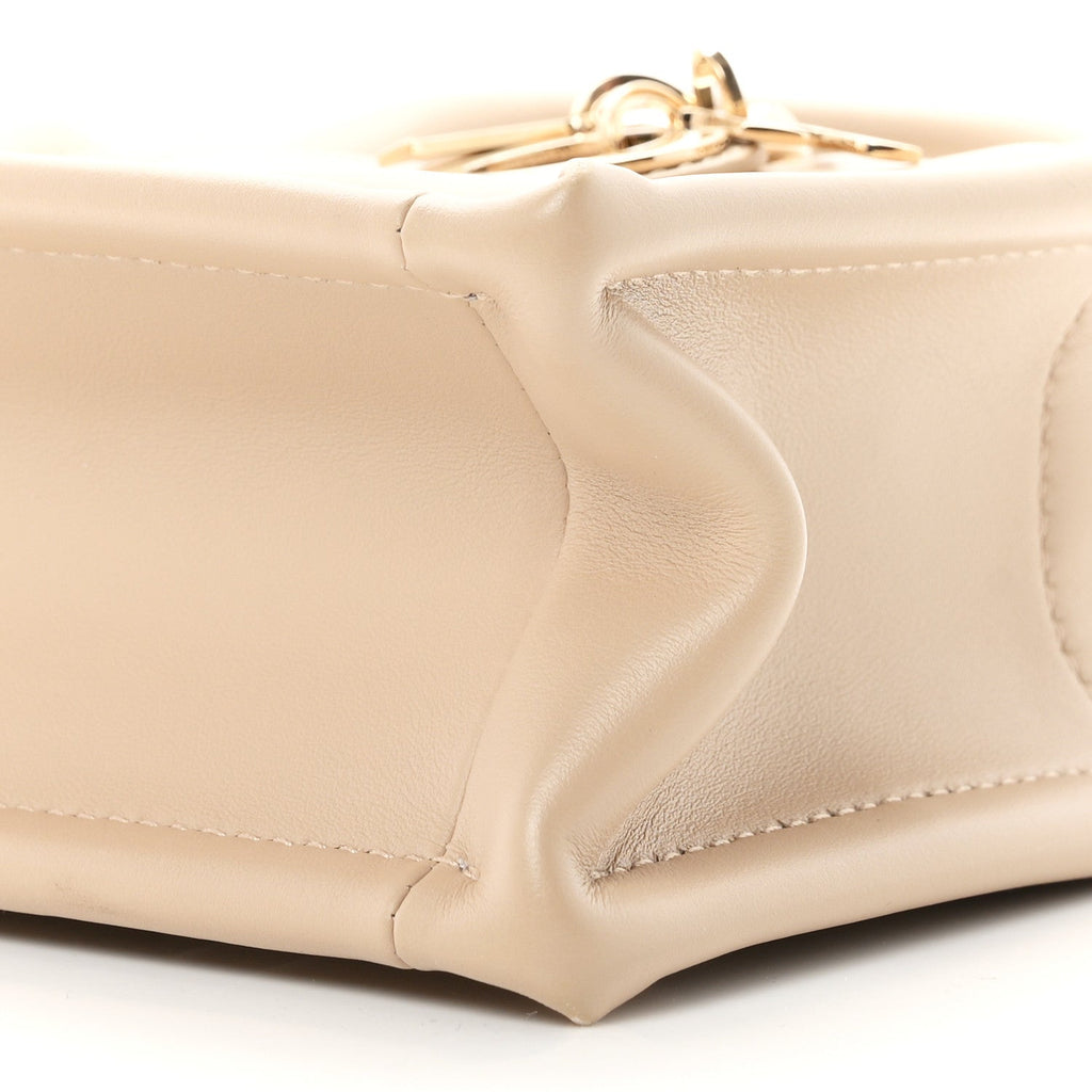 Calfskin Macrocannage Mini Book Tote Powder Beige £¨ Direct shipment via from wholesalehk.shop