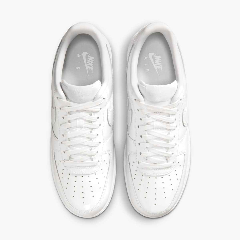 Men's Nike Air Force 1 '07 "Patent Leather Triple White"