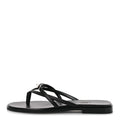 Calfskin Miss Sandals 37 Black wholesalehk.shop