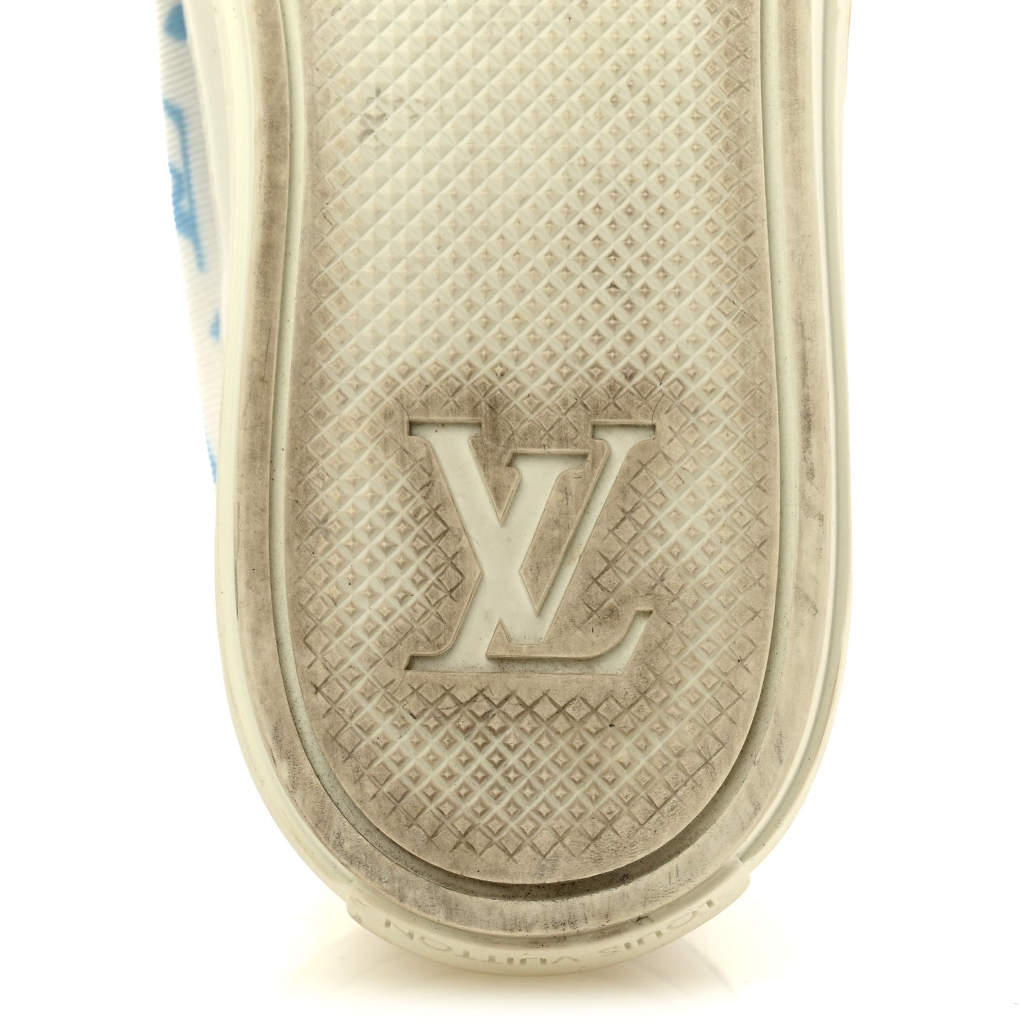 Technical Fabric Calfskin Monogram Stellar Sneakers 35  Blue £¨ Direct shipment via from wholesalehk.shop