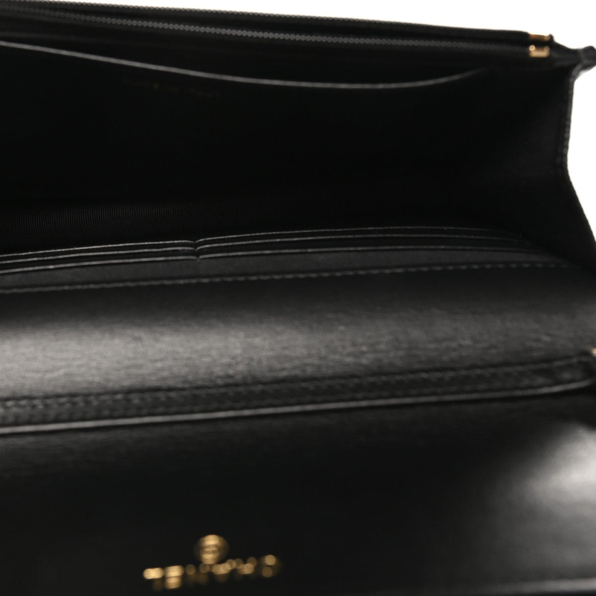 Caviar Quilted Camellia Wallet On Chain WOC Black wholesalehk.shop