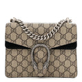 GG Supreme Monogram Mini Dionysus Shoulder Bag Black wholesalehk.shop