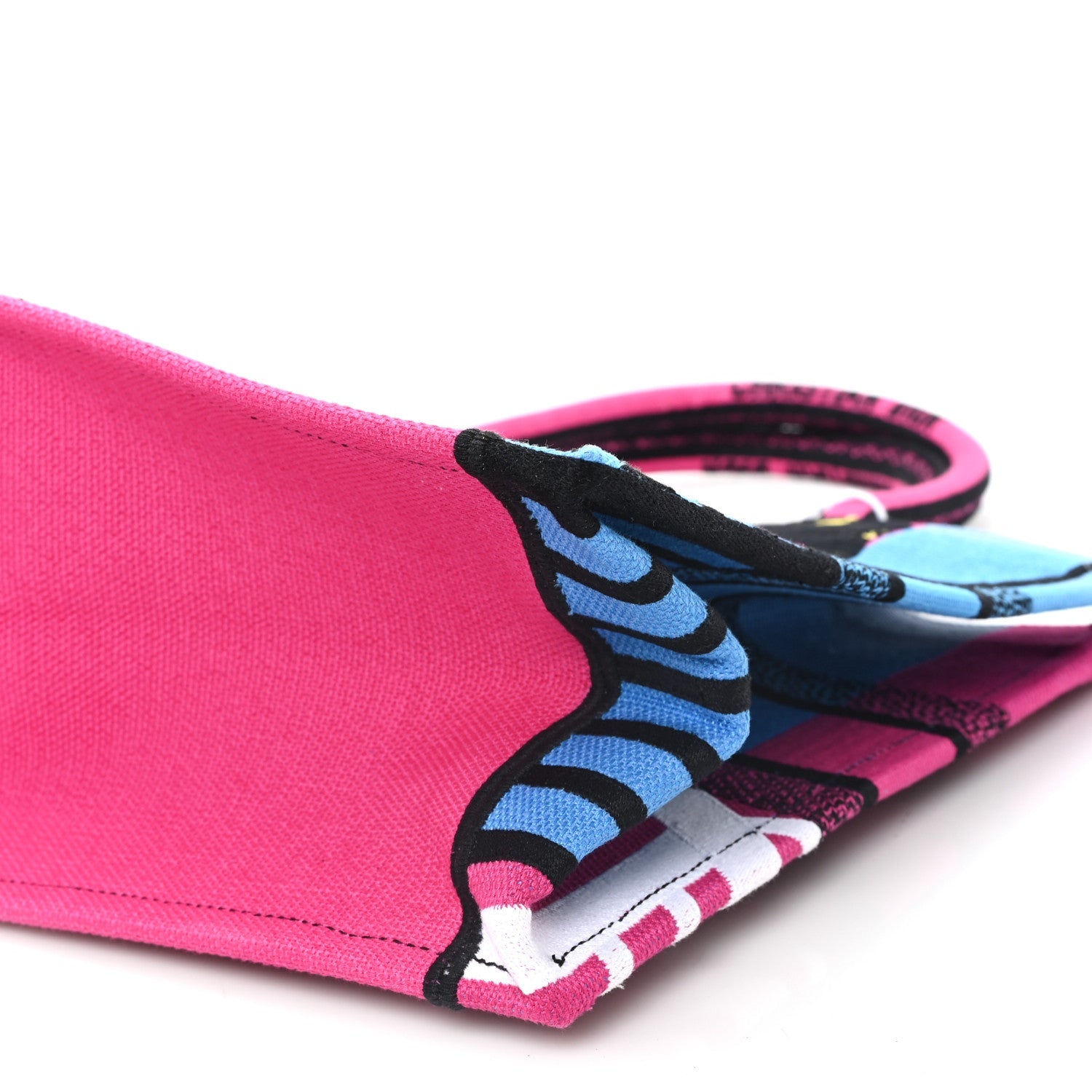 Canvas Embroidered Medium Jungle Pop Book Tote Fuchsia Multicolor £¨ Direct shipment via from wholesalehk.shop