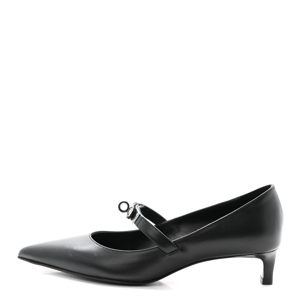 Calfskin Kiara 40 Pumps 36 Black wholesalehk.shop