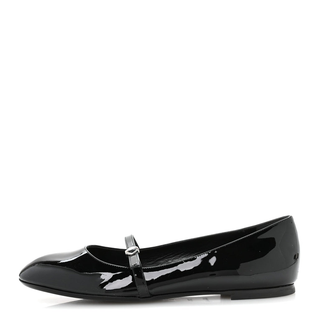 Patent Uniformes Ballet Flats 39.5 Black £¨ Direct shipment via from wholesalehk.shop