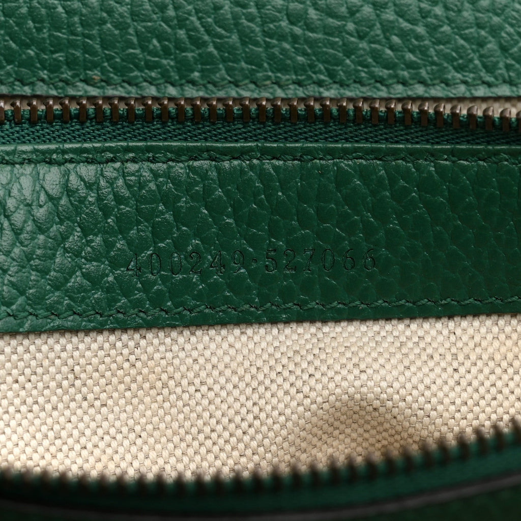 Pebbled Calfskin Small Dionysus Shoulder Bag Emerald wholesalehk.shop