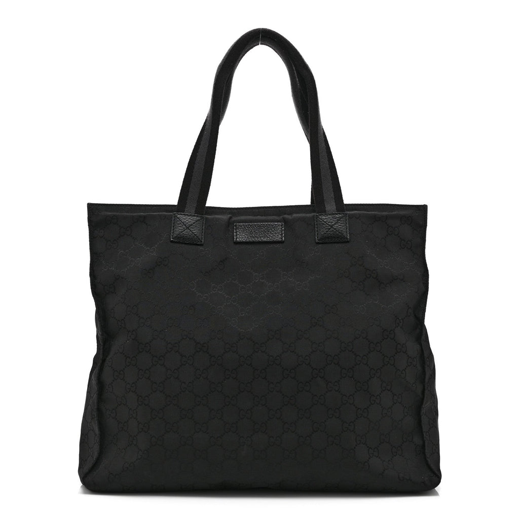 Nylon Monogram Tote Black wholesalehk.shop