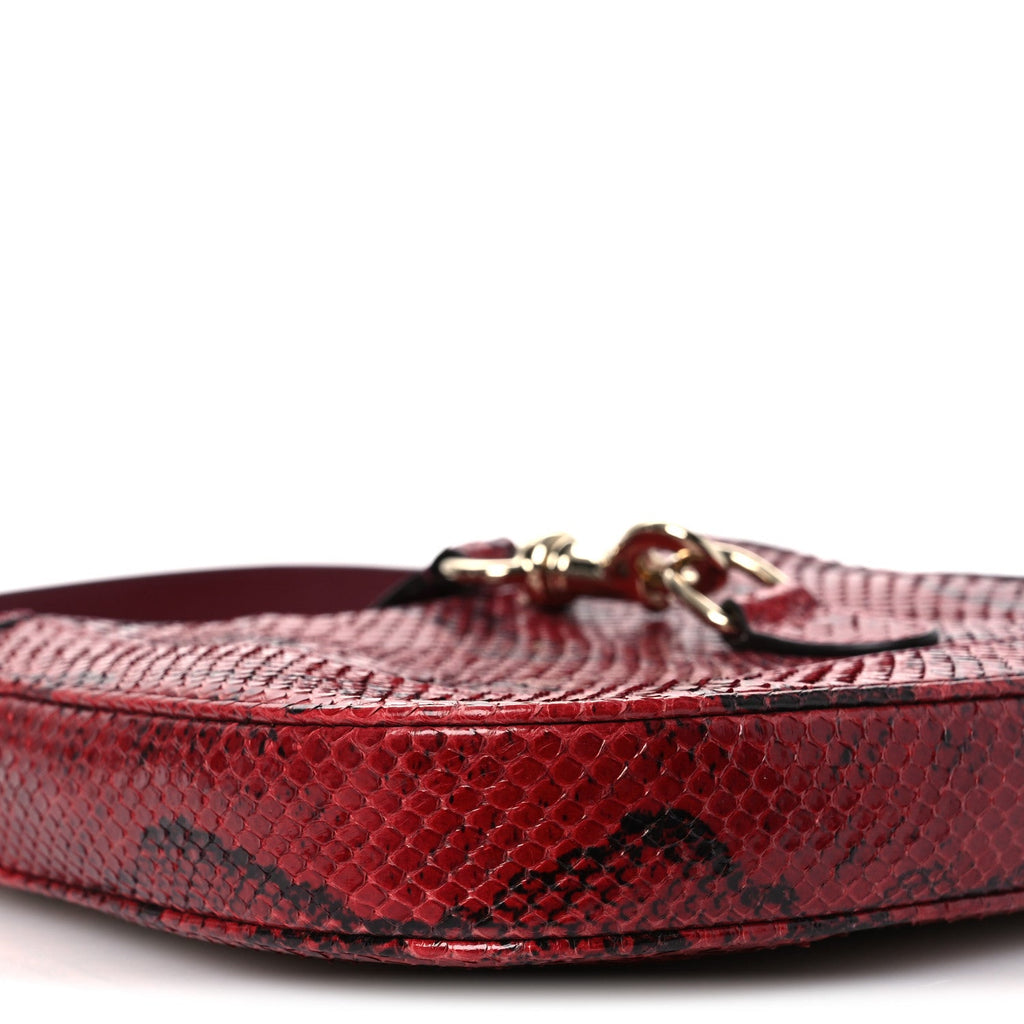 Snakeskin Web Small Jackie 1961 Hobo Rosso Ancora £¨ Direct shipment via from wholesalehk.shop