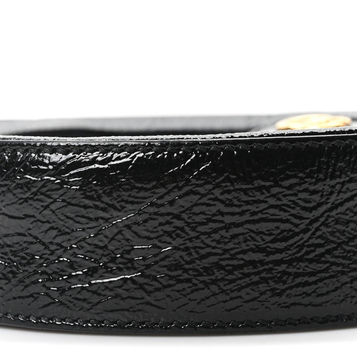 Suede Patent Web Mini Ophidia Round Shoulder Bag Black wholesalehk.shop