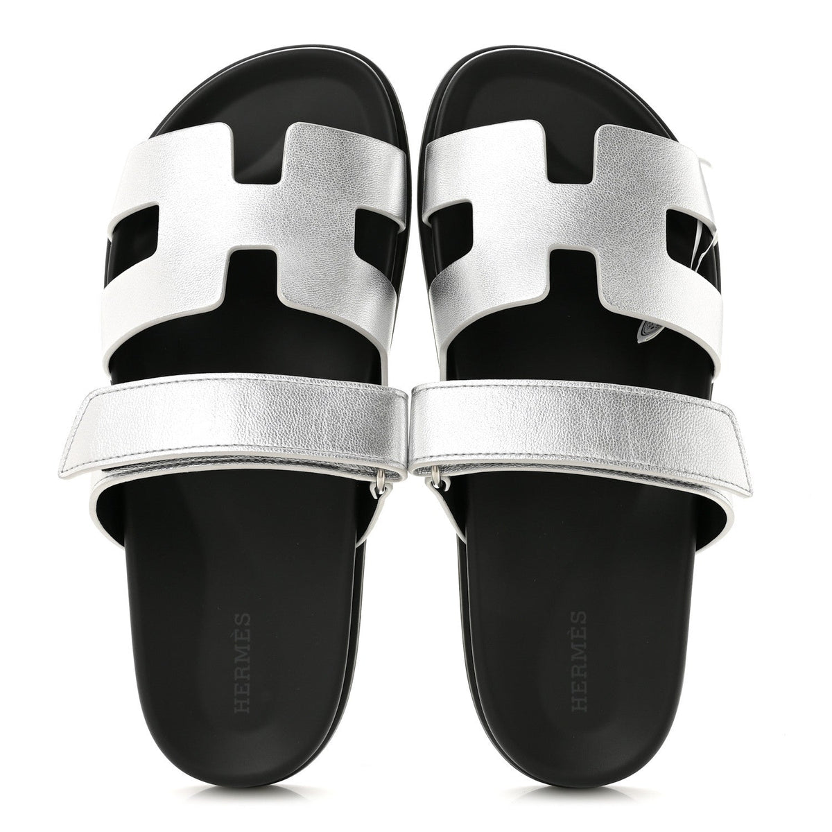 Metallic Goatskin Womens Chypre Sandals 40 Argent wholesalehk.shop