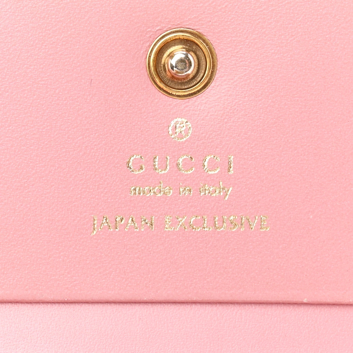 Guccissima Cherries Card Case Wallet Pink £¨ Direct shipment via from wholesalehk.shop