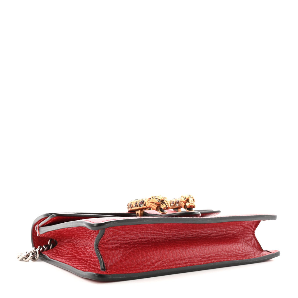 Calfskin Super Mini Dionysus Shoulder Bag Hibiscus Red wholesalehk.shop