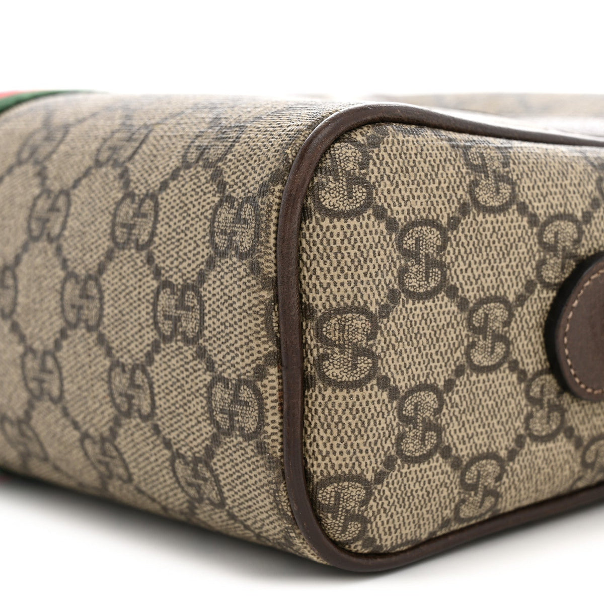 GG Supreme Monogram Web Small Ophidia Shoulder Bag Brown wholesalehk.shop