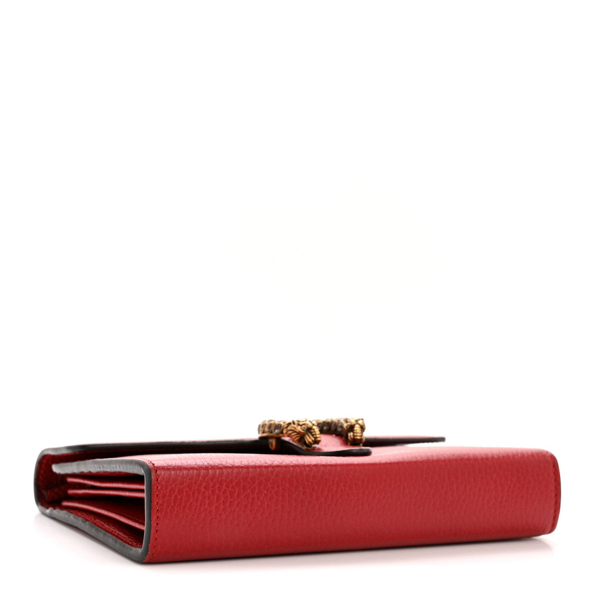 Calfskin Mini Dionysus Chain Wallet Hibiscus Red wholesalehk.shop