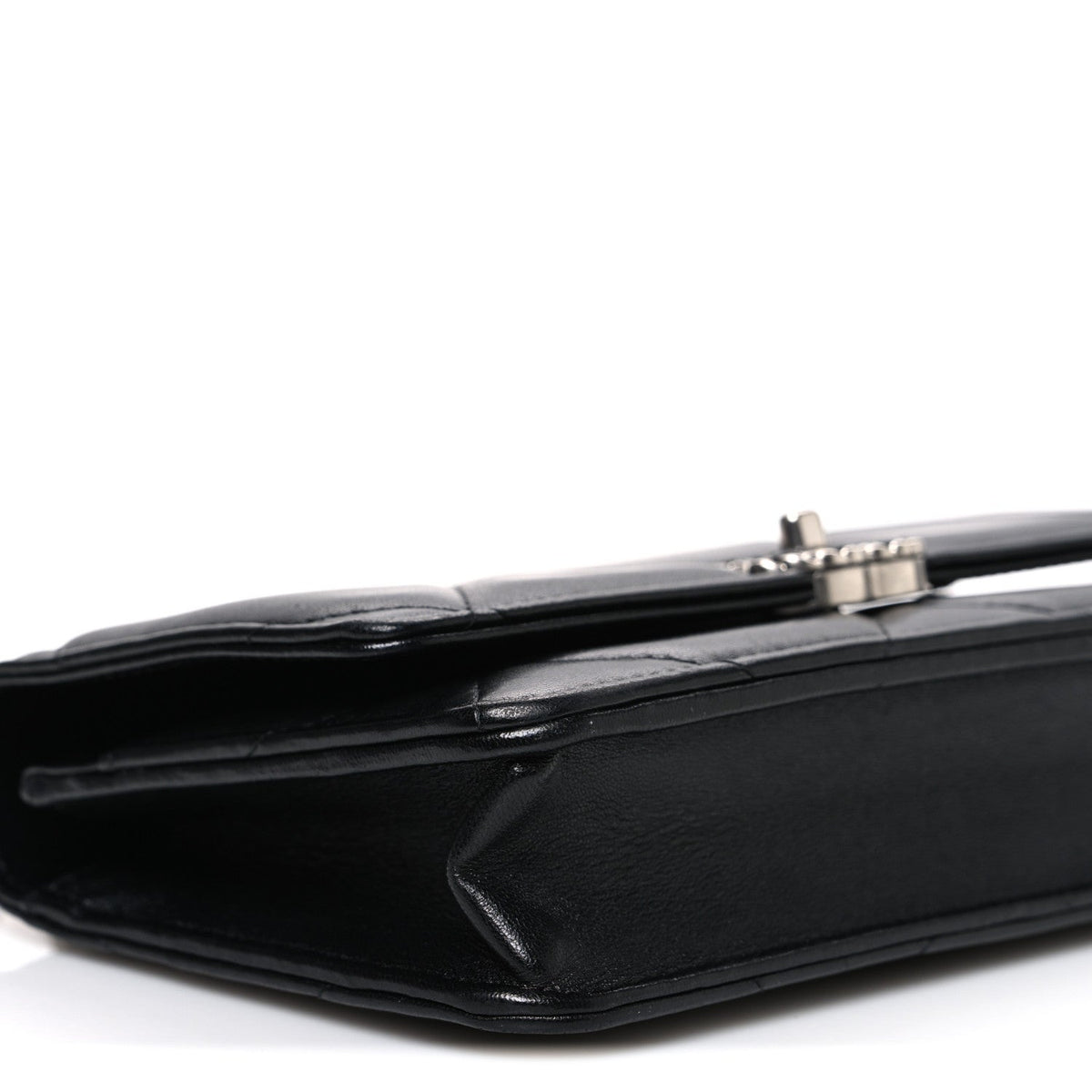 Lambskin Quilted Chanel 19 Wallet On Chain WOC Black wholesalehk.shop