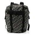 Oblique Calfskin Safari Backpack Navy Blue wholesalehk.shop