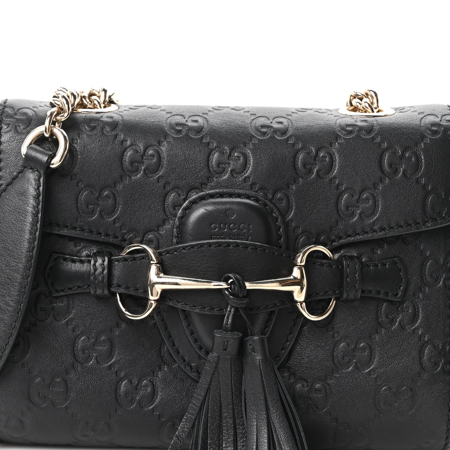 Guccissima Mini Emily Shoulder Bag Black £¨ Direct shipment via from wholesalehk.shop