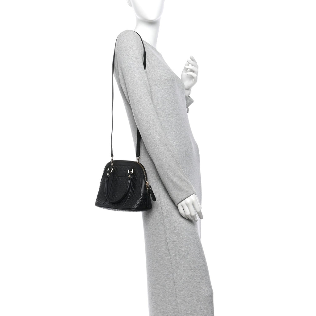 Microguccissima Mini Dome Bag Black £¨ Direct shipment via from wholesalehk.shop
