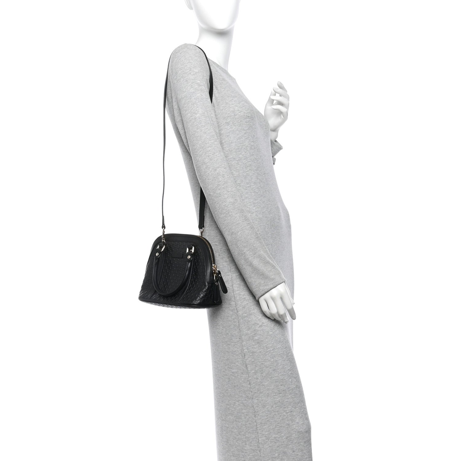 Microguccissima Mini Dome Bag Black £¨ Direct shipment via from wholesalehk.shop