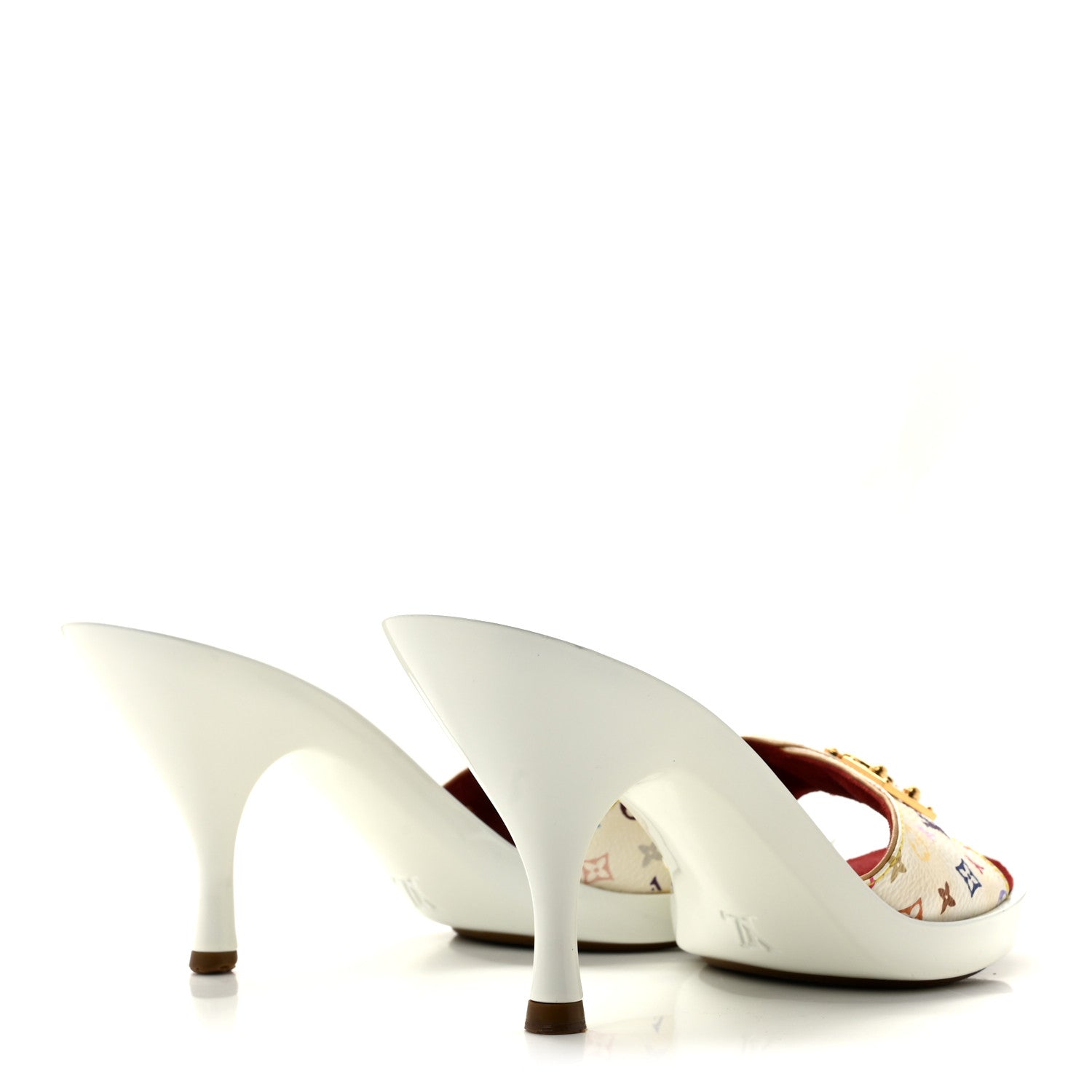 Monogram Multicolor Sandal Mule 36 White £¨ Direct shipment via from wholesalehk.shop
