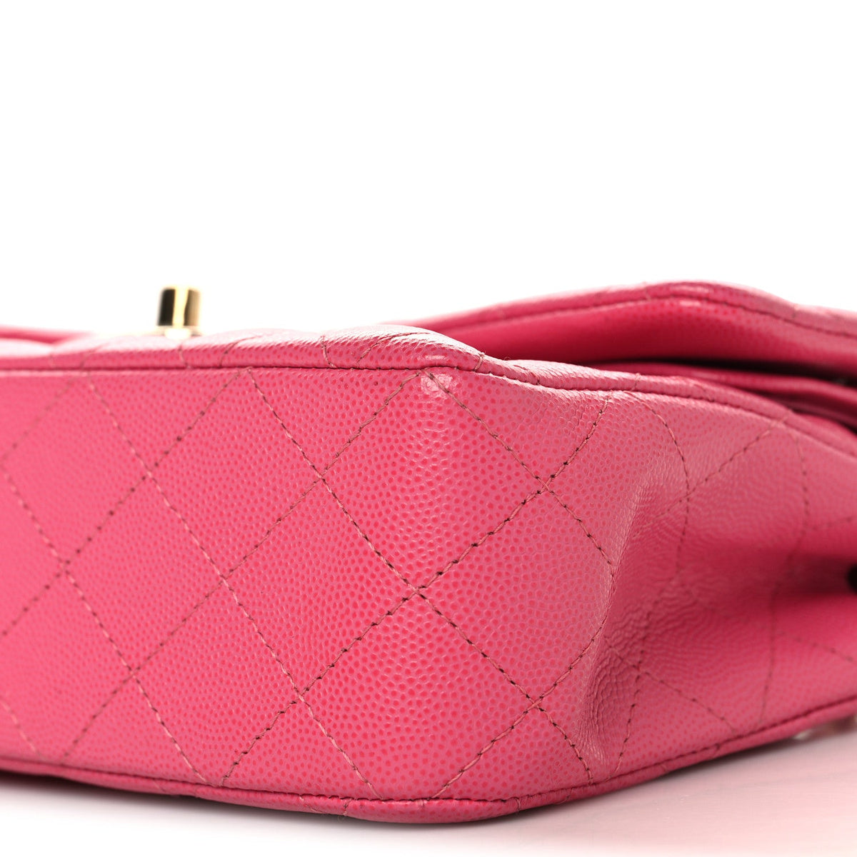 Caviar Quilted Small Double Flap Pink wholesalehk.shop