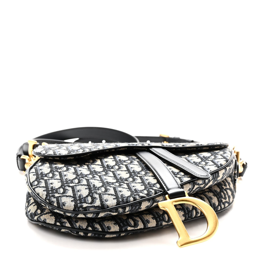 Oblique Saddle Bag With Strap Blue wholesalehk.shop