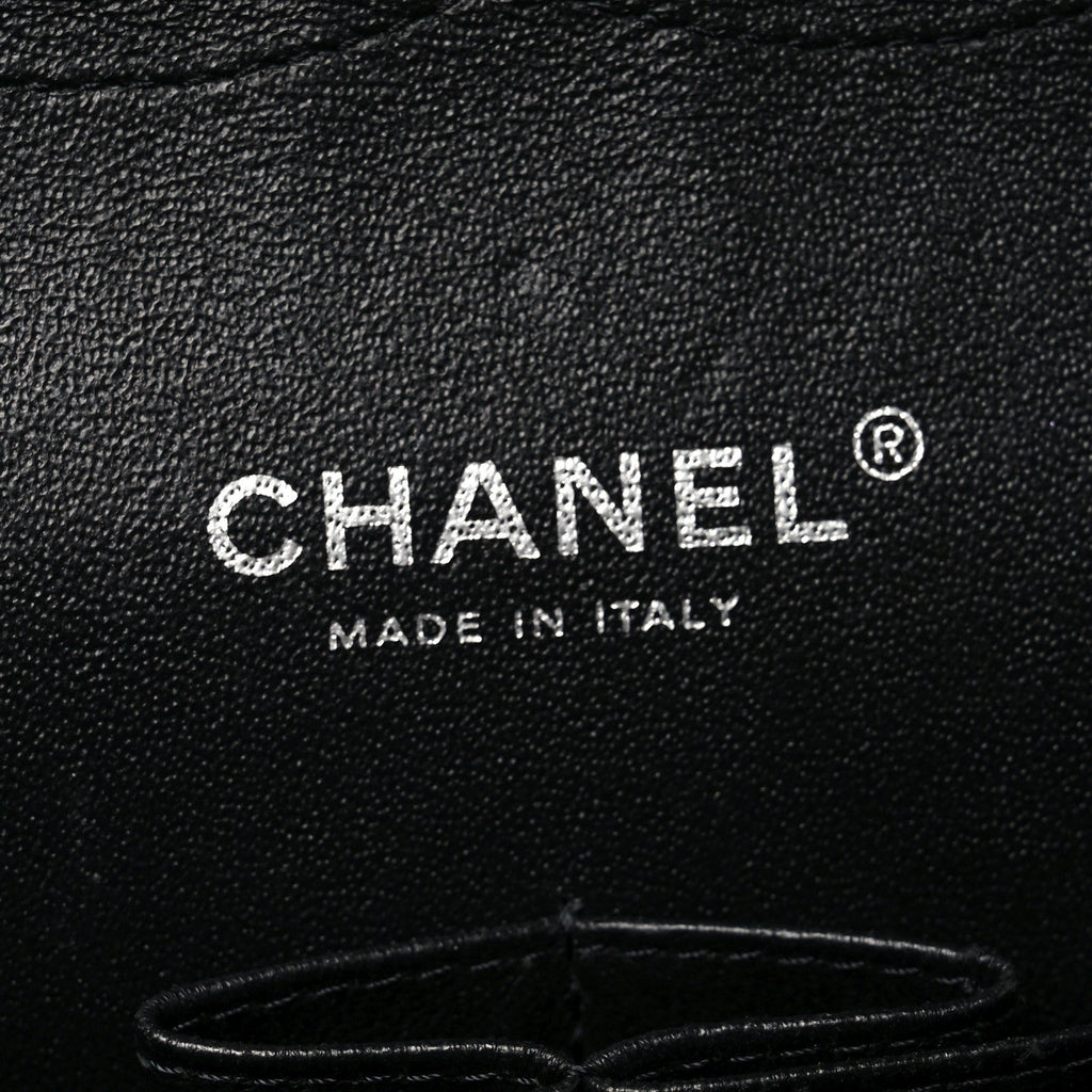 Lambskin Quilted Jumbo Double Flap So Black wholesalehk.shop