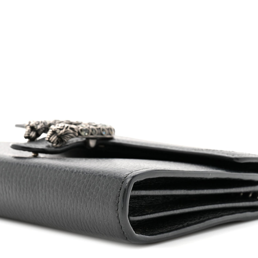 Calfskin Mini Dionysus Chain Wallet Black wholesalehk.shop