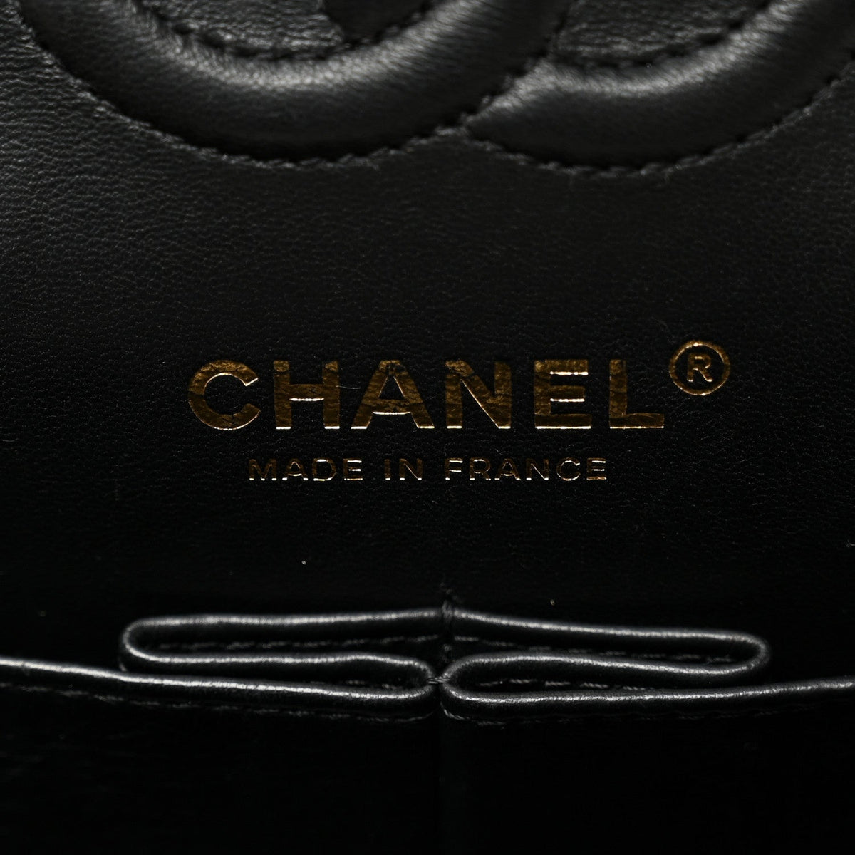 Caviar Flat Chevron Quilted Small Double Flap Black wholesalehk.shop