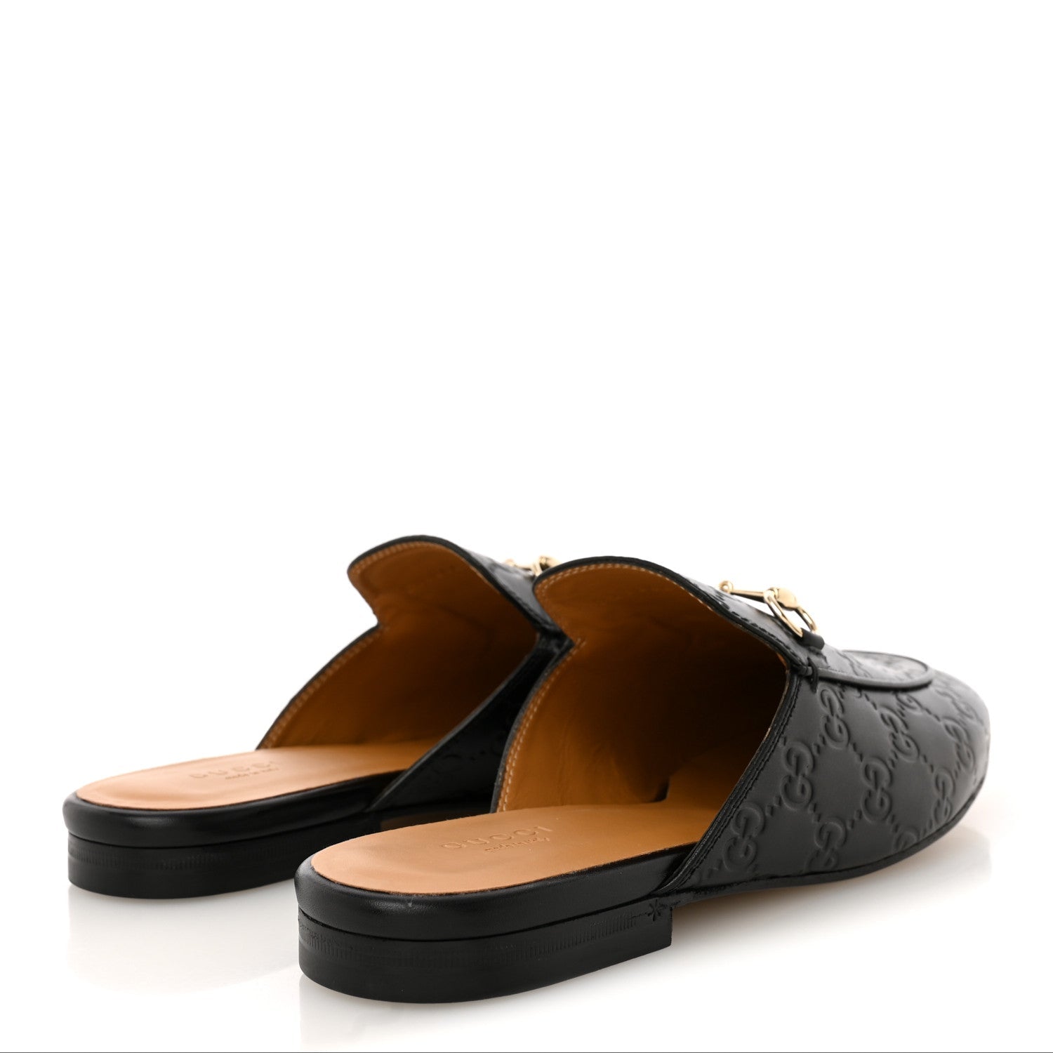 Glamour Calfskin Guccissima Womens Princetown Slippers 39 Black £¨ Direct shipment via from wholesalehk.shop