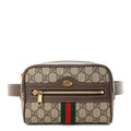 GG Supreme Monogram Web Small Ophidia Belt Bag 95 38 Dark Brown wholesalehk.shop