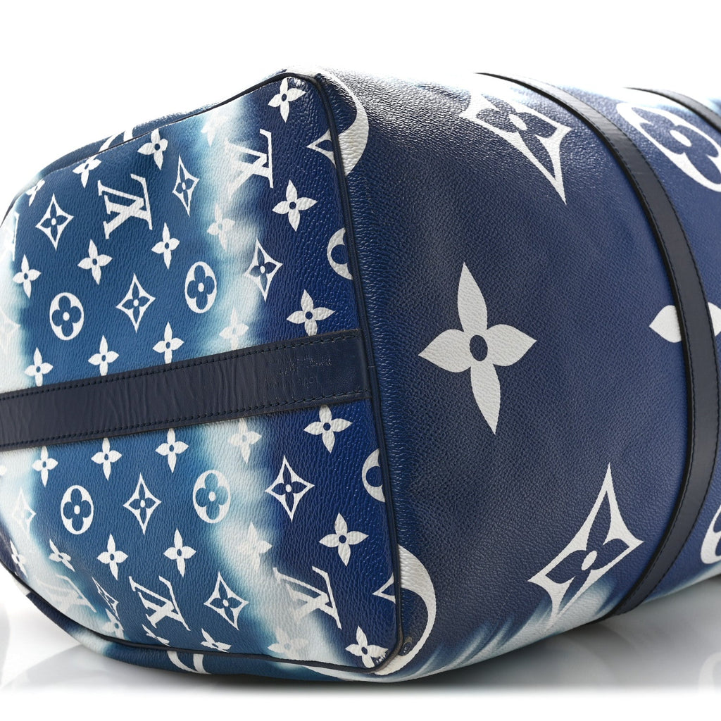 Monogram Escale Keepall Bandouliere 50 Blue wholesalehk.shop