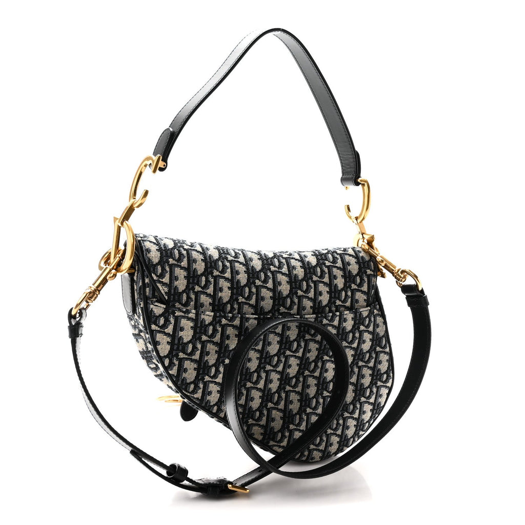 Oblique Saddle Bag With Strap Blue wholesalehk.shop