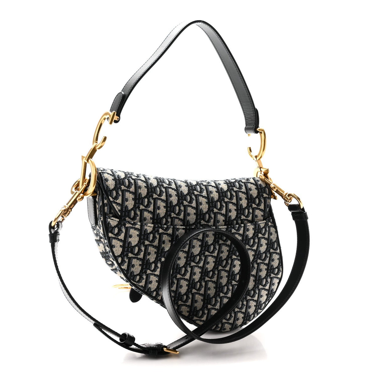 Oblique Saddle Bag With Strap Blue wholesalehk.shop