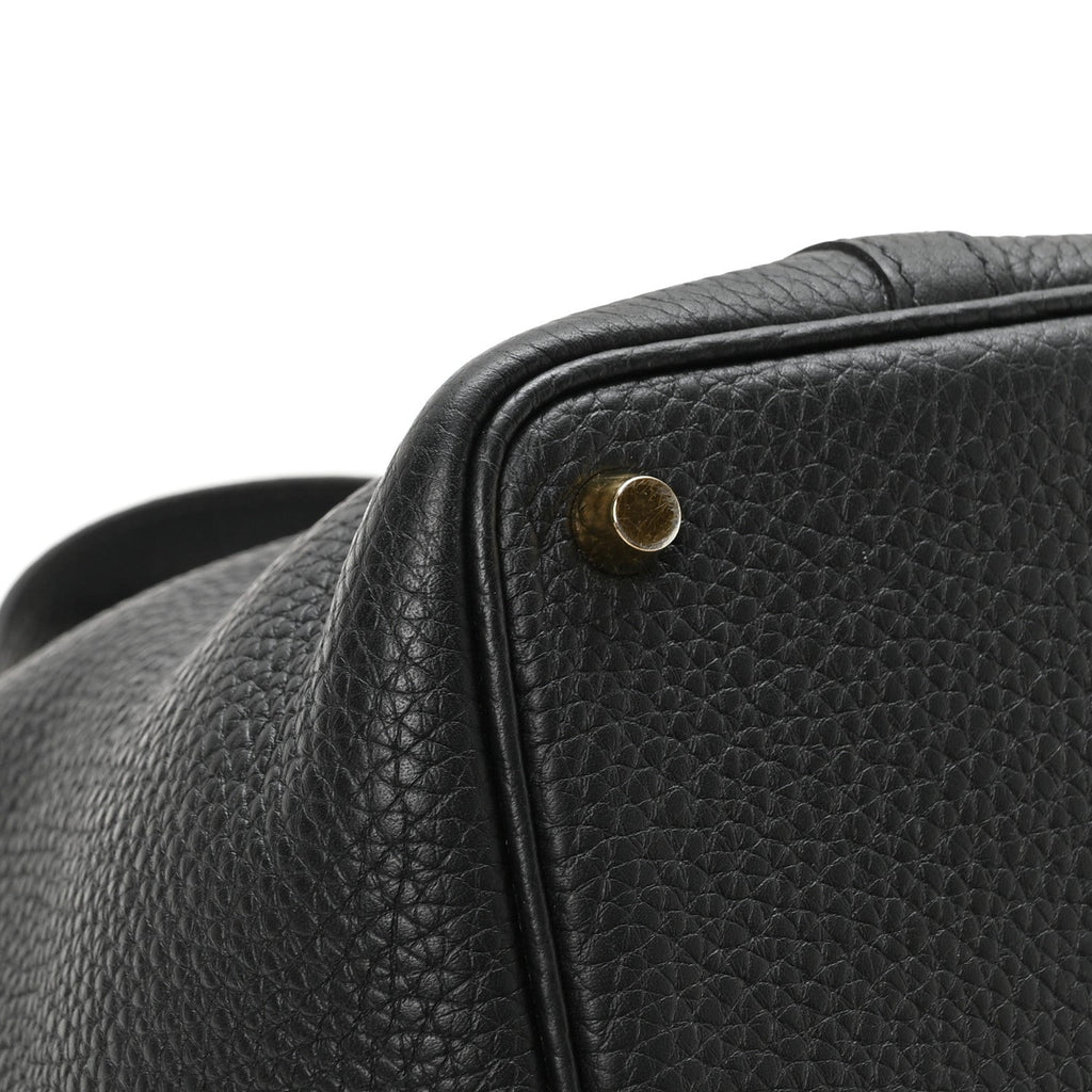 Taurillon Clemence Picotin Lock 18 PM Black £¨ Direct shipment via from wholesalehk.shop
