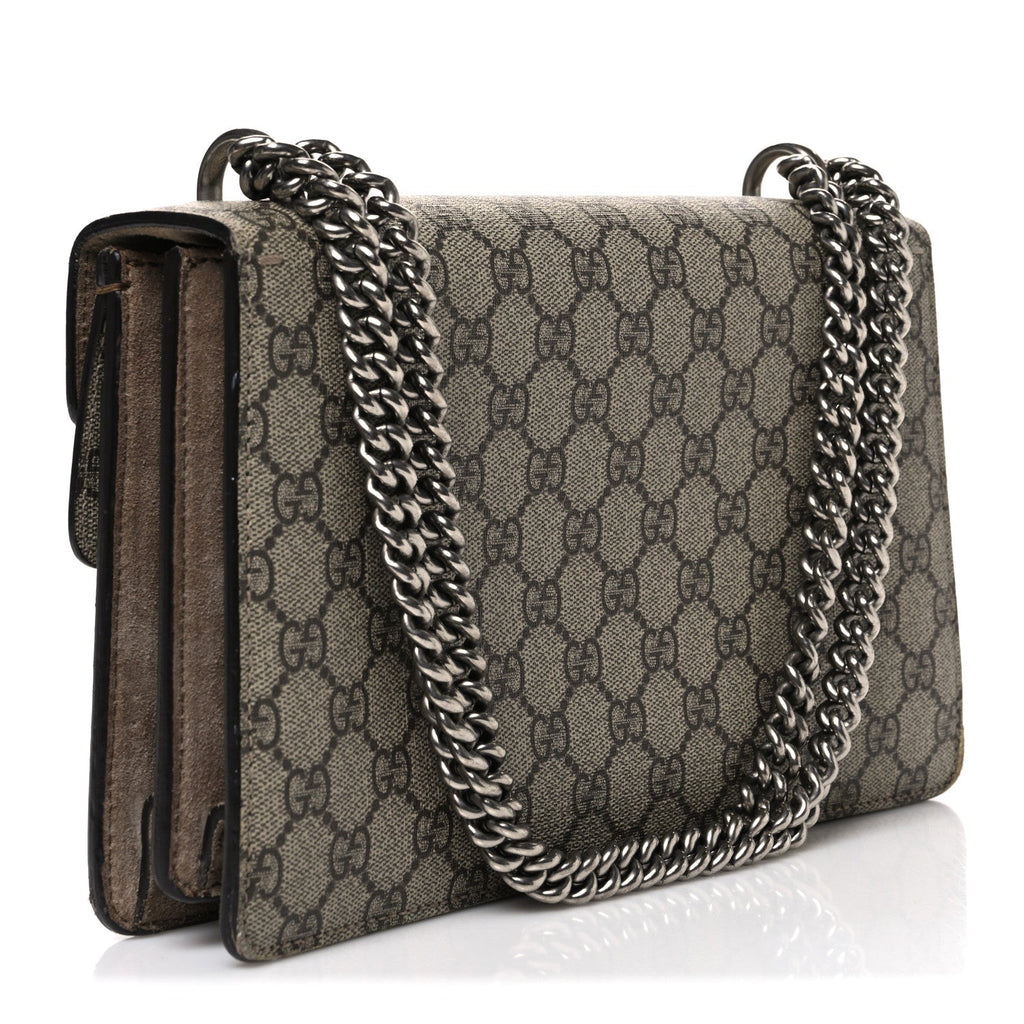 GG Supreme Monogram Small Dionysus Shoulder Bag Taupe wholesalehk.shop