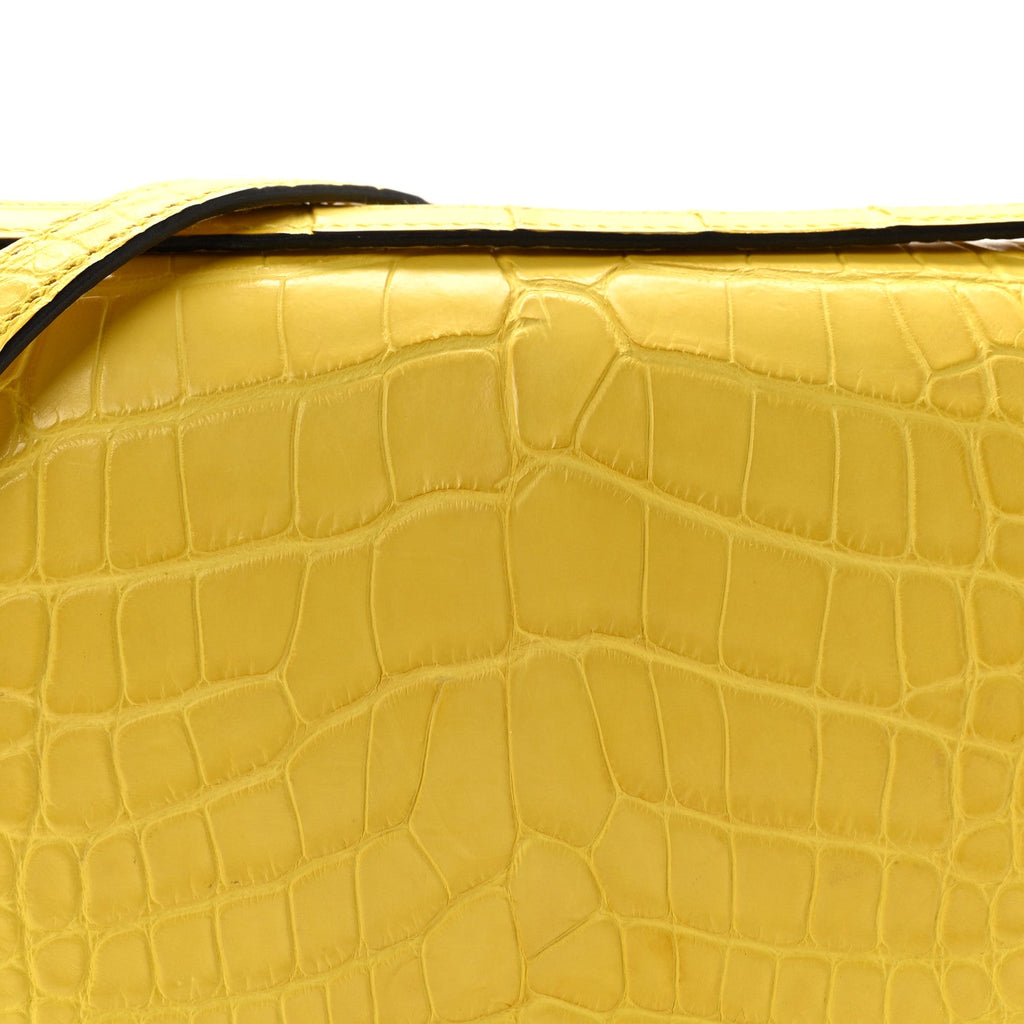 Matte Alligator Constance 18 Mimosa £¨ Direct shipment via from wholesalehk.shop