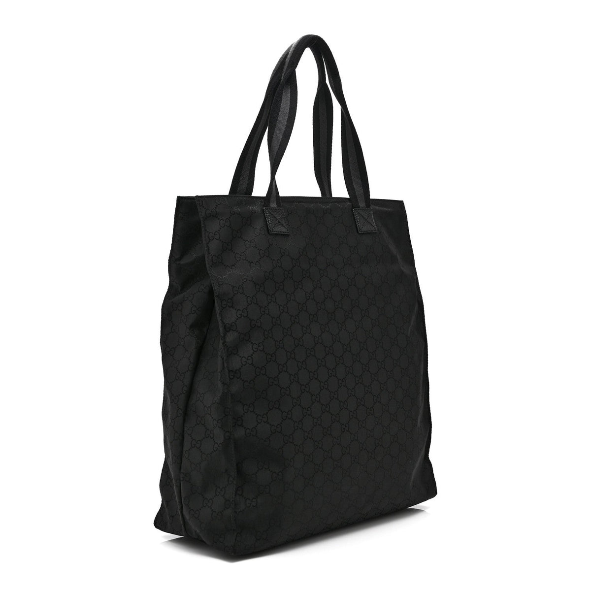Nylon Monogram Vertical Tote Black wholesalehk.shop
