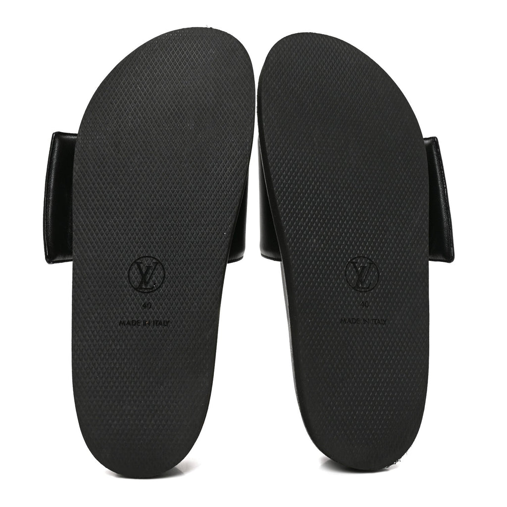 Calfskin Womens Pool Pillow Sunset Mules 40 Black £¨ Direct shipment via from wholesalehk.shop