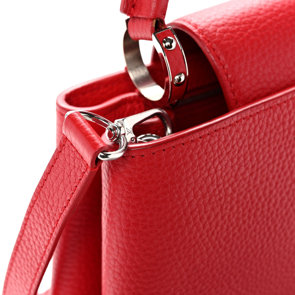 Taurillon Capucines PM Rubis £¨ Direct shipment via from wholesalehk.shop