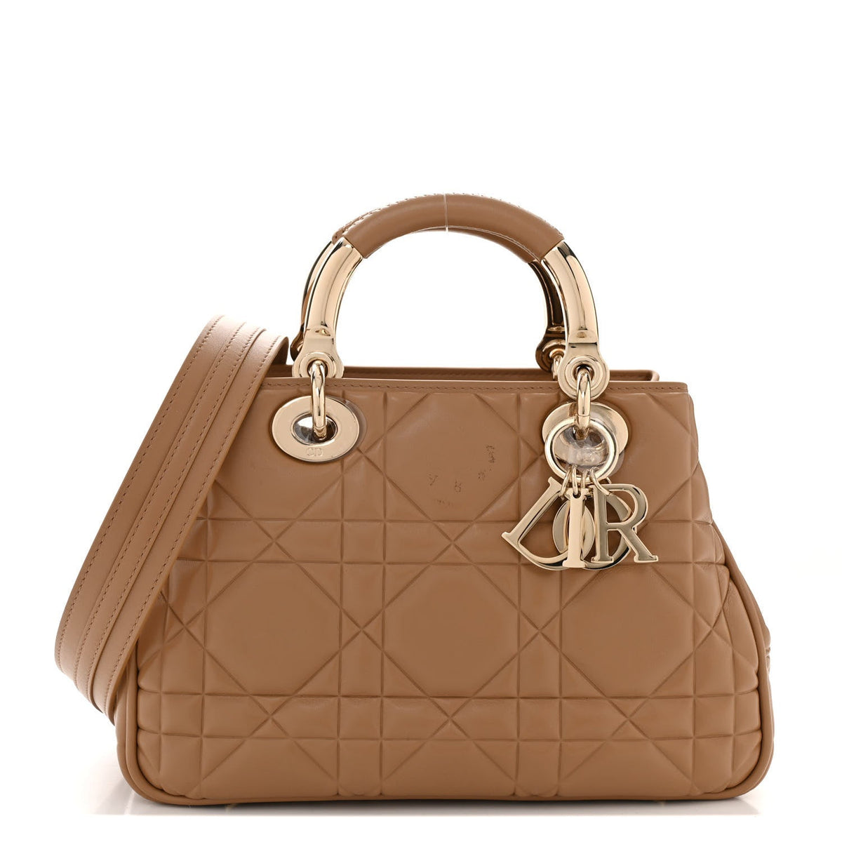 Calfskin Cannage Small The Lady 95.22 Beige wholesalehk.shop